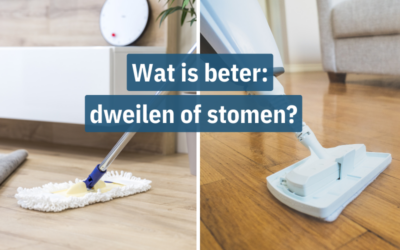 Wat is beter, dweilen of stomen?