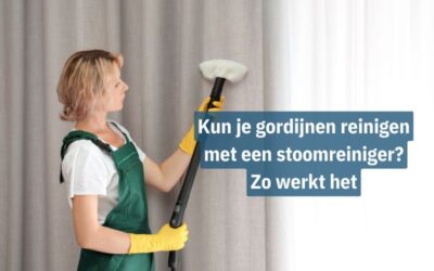 Kun je gordijnen reinigen met een stoomreiniger? Zo werkt het